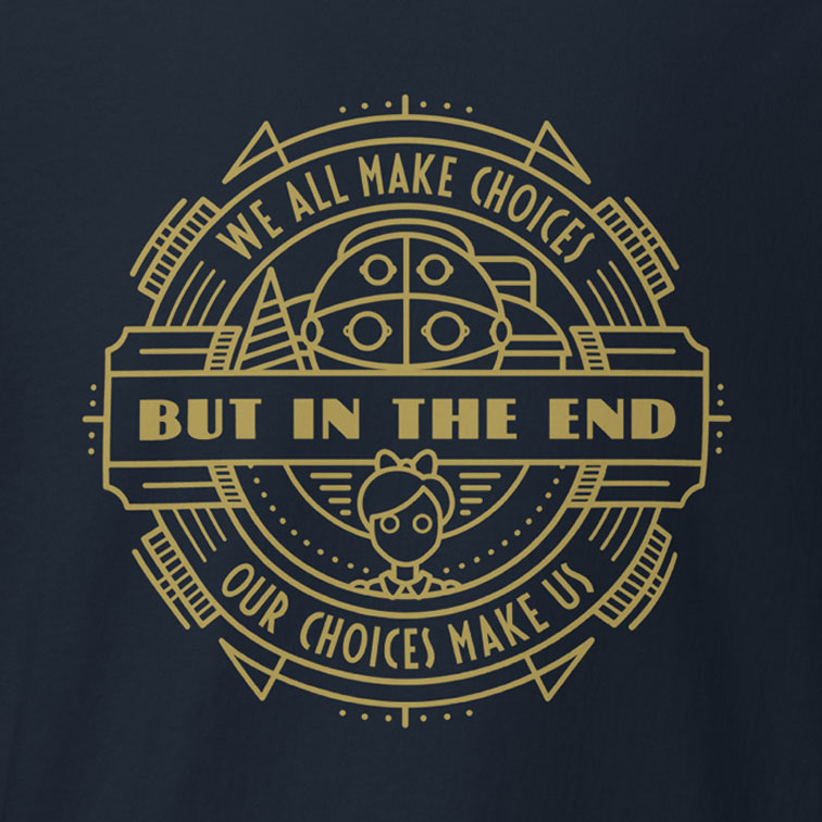 We all make choices – Narrative Gaming T-Shirt - Image 2